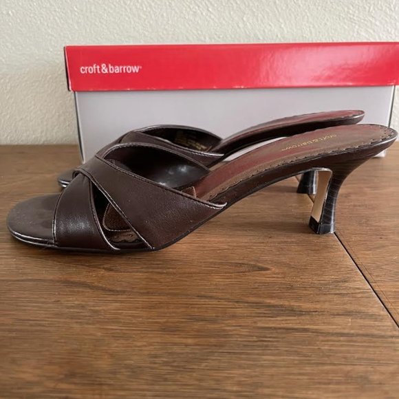 croft & barriw sandals, size 61/2, brown - Picture 5 of 5